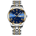 Men's Watch Luxury Brand FNGEEN 4002 Wrist Watches Date Week Display Luminous Quartz Male Clock 2020
